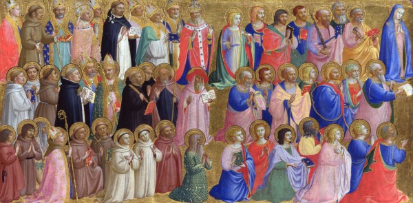 The Virgin Mary with the Apostles and Saints by Fra Angelico